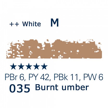 Schmincke Pastels, 035 burnt umber - M