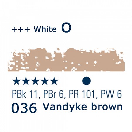 Schmincke Pastels, 036 Vandyke brown - O