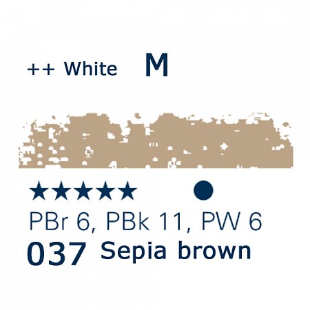 Schmincke Pastels, 037 sepia brown - M