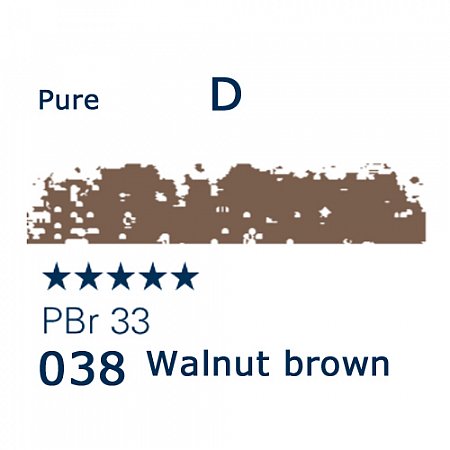 Schmincke Pastels, 038 walnut brown - D