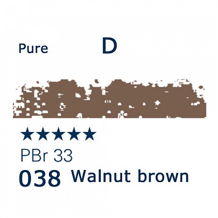 Schmincke Pastels, 038 walnut brown - D