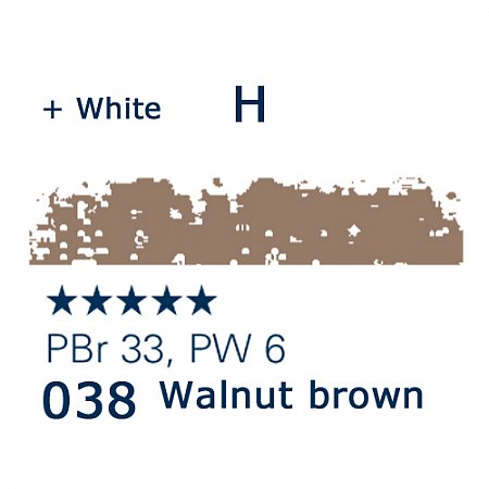 Schmincke Pastels, 038 walnut brown - H