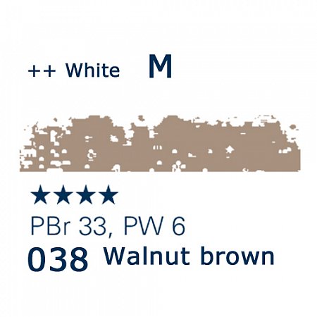 Schmincke Pastels, 038 walnut brown - M