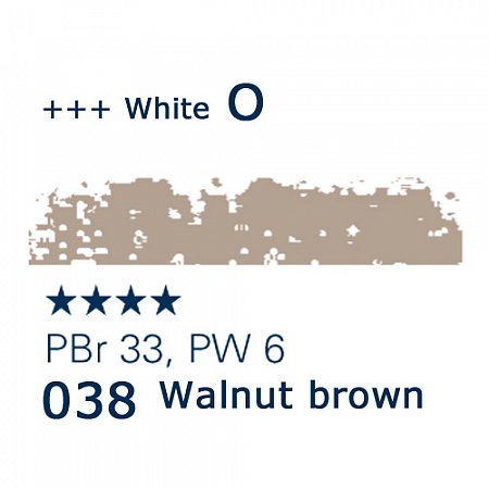 Schmincke Pastels, 038 walnut brown - O