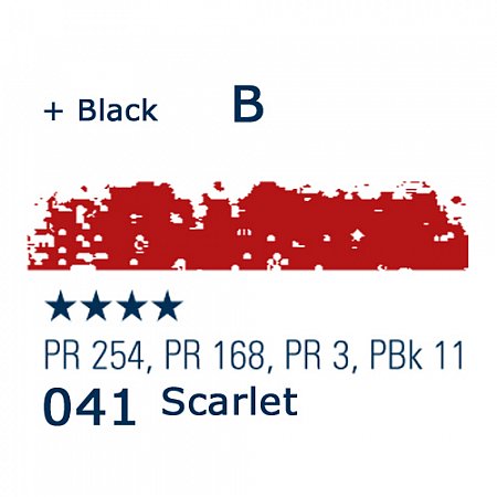 Schmincke Pastels, 041 scarlet - B