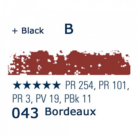 Schmincke Pastels, 043 Bordeaux - B