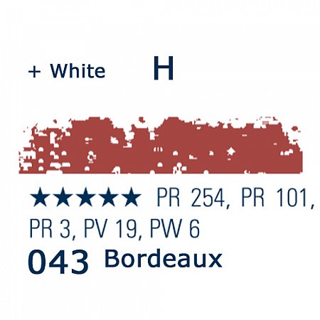 Schmincke Pastels, 043 Bordeaux - H