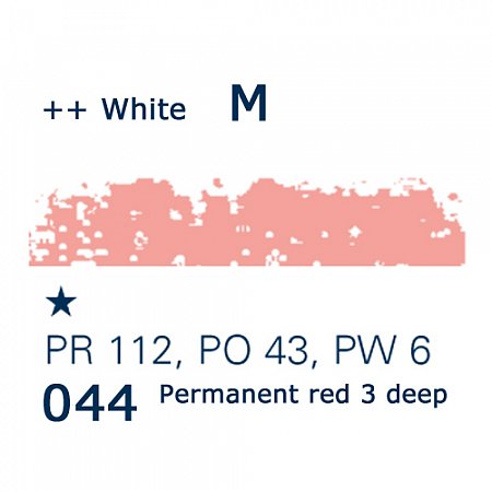 Schmincke Pastels, 044 permanent red 3 deep - M