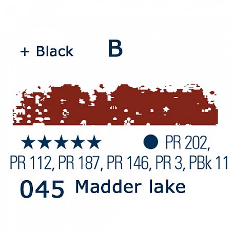 Schmincke Pastels, 045 madder lake - B