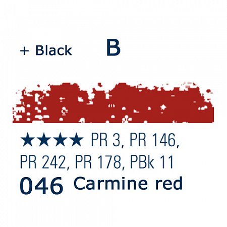 Schmincke Pastels, 046 carmine red - B