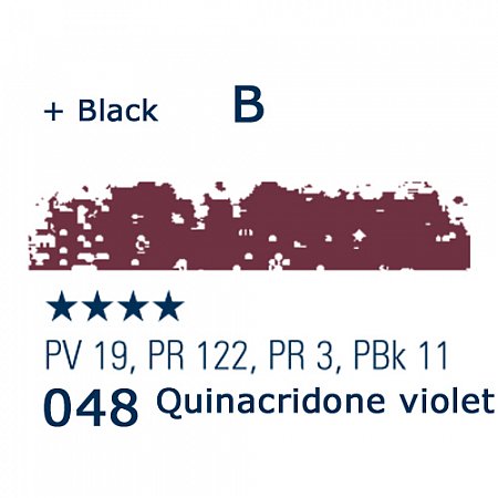 Schmincke Pastels, 048 quinacridone violet - B