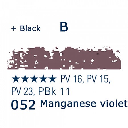 Schmincke Pastels, 052 manganese violet - B