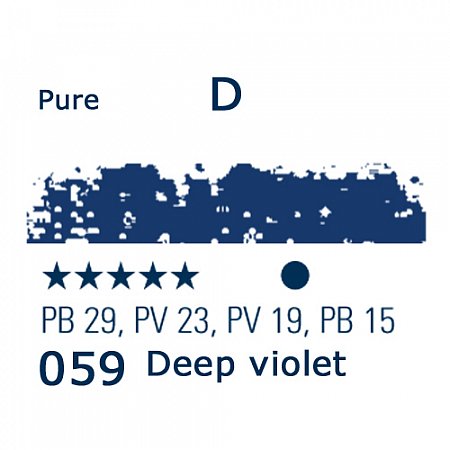 Schmincke Pastels, 059 deep violet deep - D