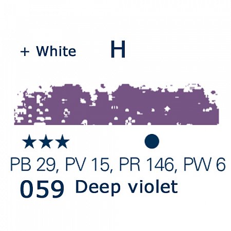 Schmincke Pastels, 059 deep violet deep - H