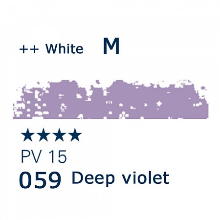 Schmincke Pastels, 059 deep violet deep - M