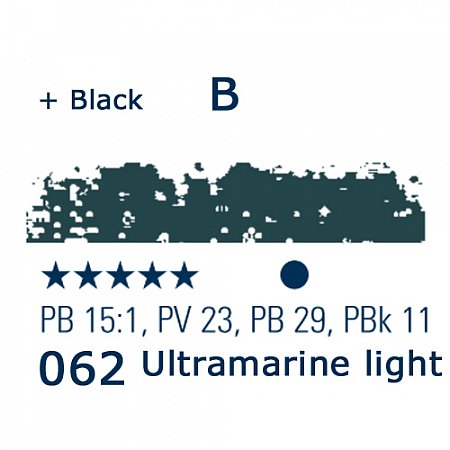 Schmincke Pastels, 062 ultramarine light - B