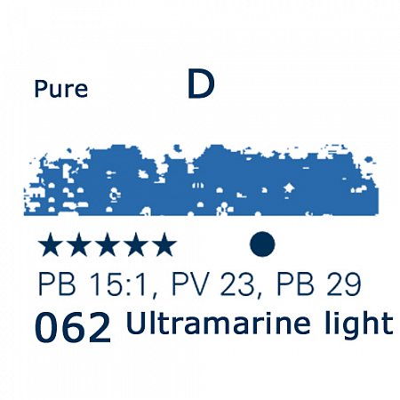 Schmincke Pastels, 062 ultramarine light - D