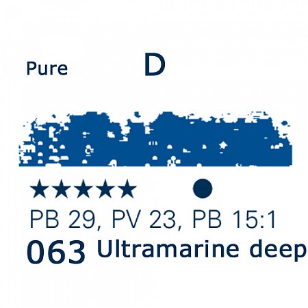 Schmincke Pastels, 063 ultramarine deep - D