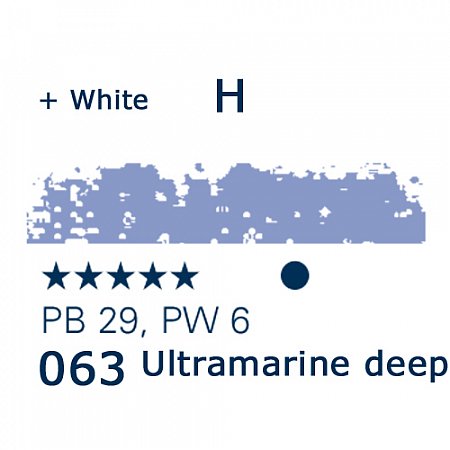 Schmincke Pastels, 063 ultramarine deep - H
