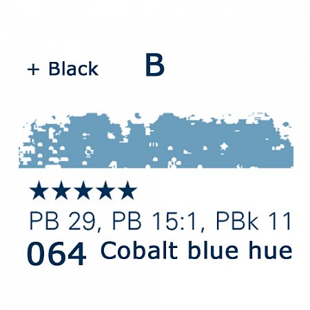 Schmincke Pastels, 064 cobalt blue tone - B