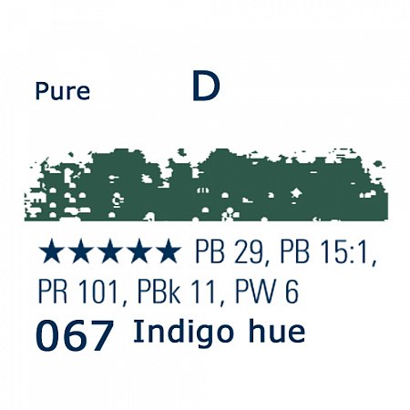 Schmincke Pastels, 067 indigo tone - D