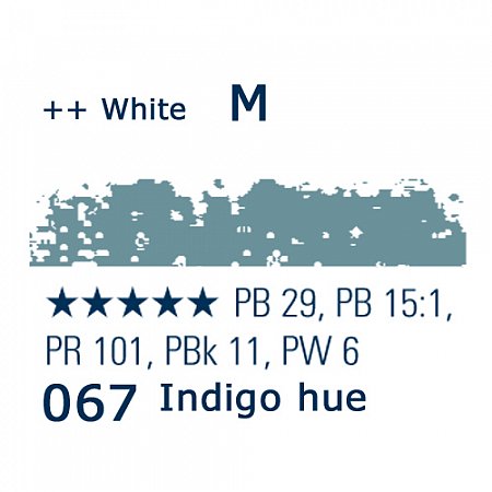 Schmincke Pastels, 067 indigo tone - M