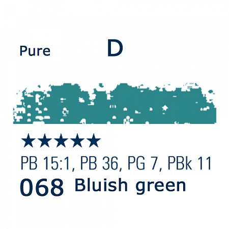 Schmincke Pastels, 068 bluish green - D