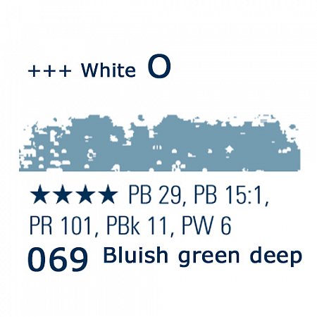 Schmincke Pastels, 069 bluish green deep - O