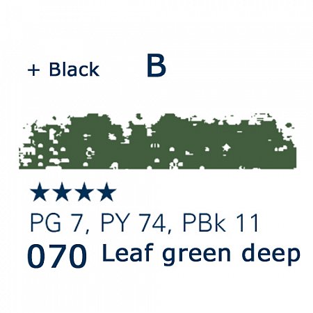 Schmincke Pastels, 070 leaf green deep - B