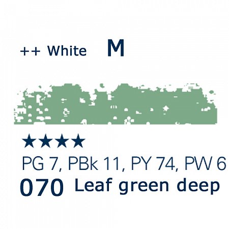 Schmincke Pastels, 070 leaf green deep - M