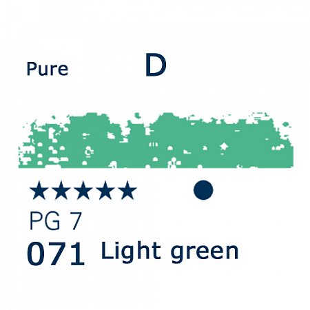 Schmincke Pastels, 071 light green - D