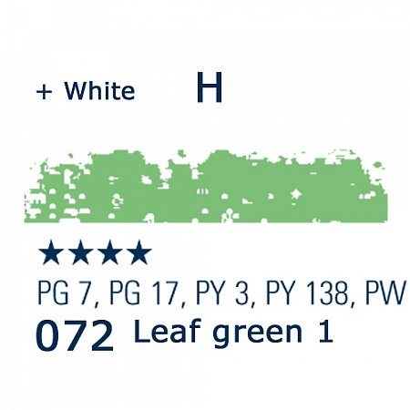 Schmincke Pastels, 072 leaf green 1 - H