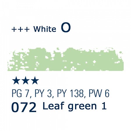 Schmincke Pastels, 072 leaf green 1 - O