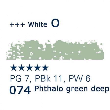 Schmincke Pastels, 074 phthalo green deep - O