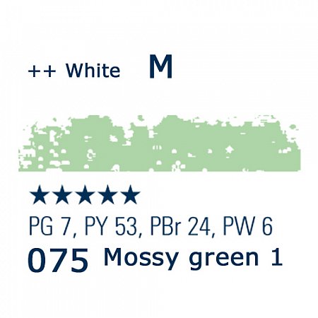 Schmincke Pastels, 075 mossy green 1 - M