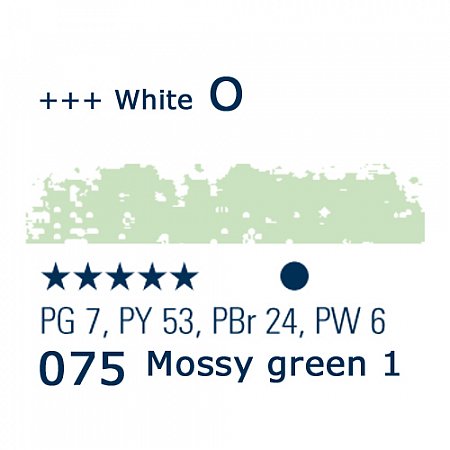 Schmincke Pastels, 075 mossy green 1 - O