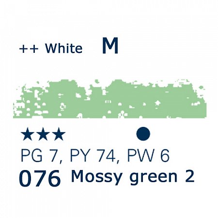Schmincke Pastels, 076 mossy green 2 - M