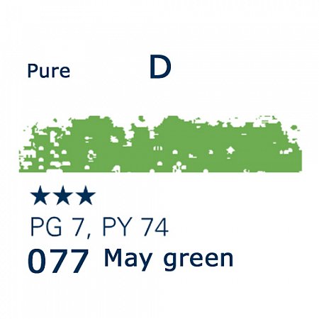 Schmincke Pastels, 077 may green - D