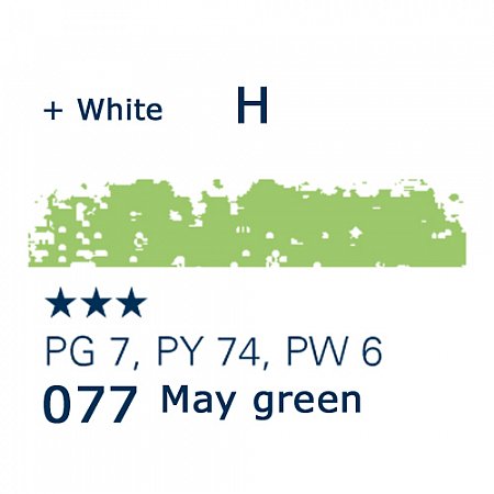 Schmincke Pastels, 077 may green - H