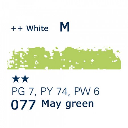 Schmincke Pastels, 077 may green - M