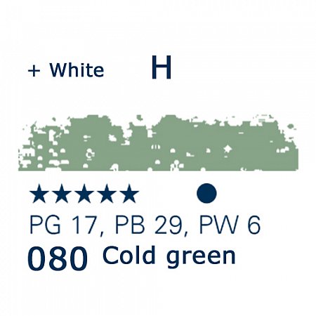 Schmincke Pastels, 080 cold green 1 - H