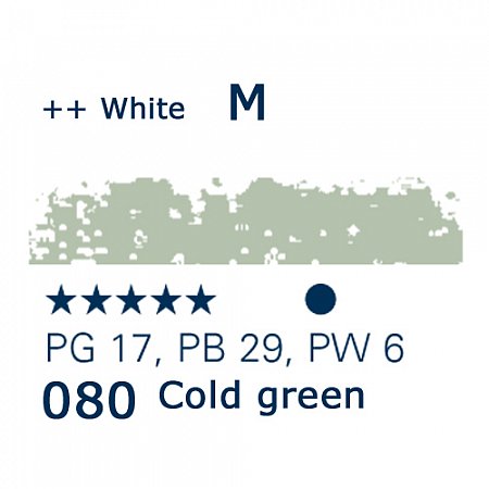 Schmincke Pastels, 080 cold green 1 - M