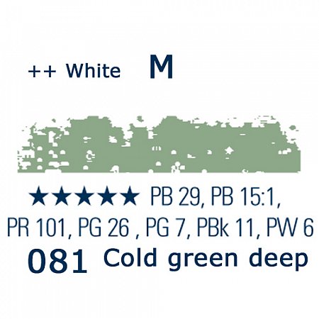 Schmincke Pastels, 081 cold green deep - M