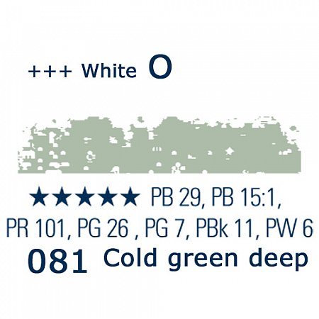 Schmincke Pastels, 081 cold green deep - O