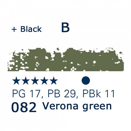 Schmincke Pastels, 082 Verona green - B