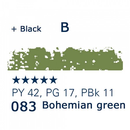 Schmincke Pastels, 083 Bohemian green - B