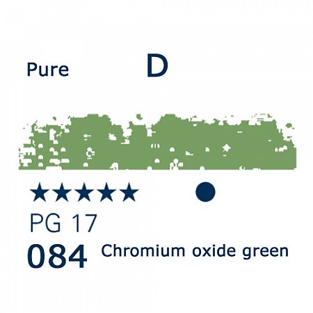 Schmincke Pastels, 084 chromium oxide green - D