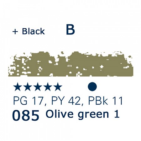 Schmincke Pastels, 085 olive green 1 - B