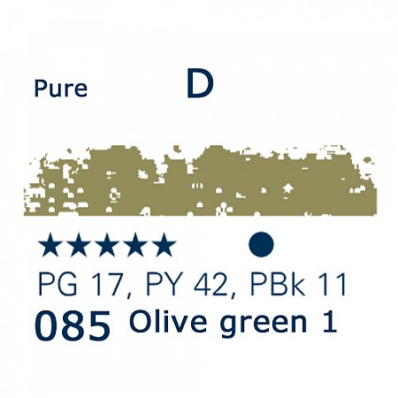Schmincke Pastels, 085 olive green 1 - D