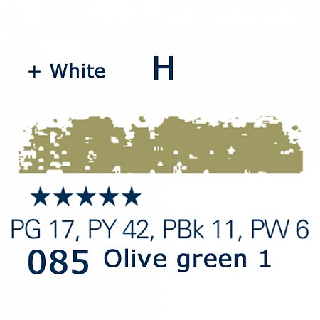 Schmincke Pastels, 085 olive green 1 - H